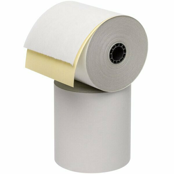 Point Plus 2 3/4'' x 90' Carbonless 2-Ply Cash Register POS Paper Roll Tape, 50PK 105RR234902P